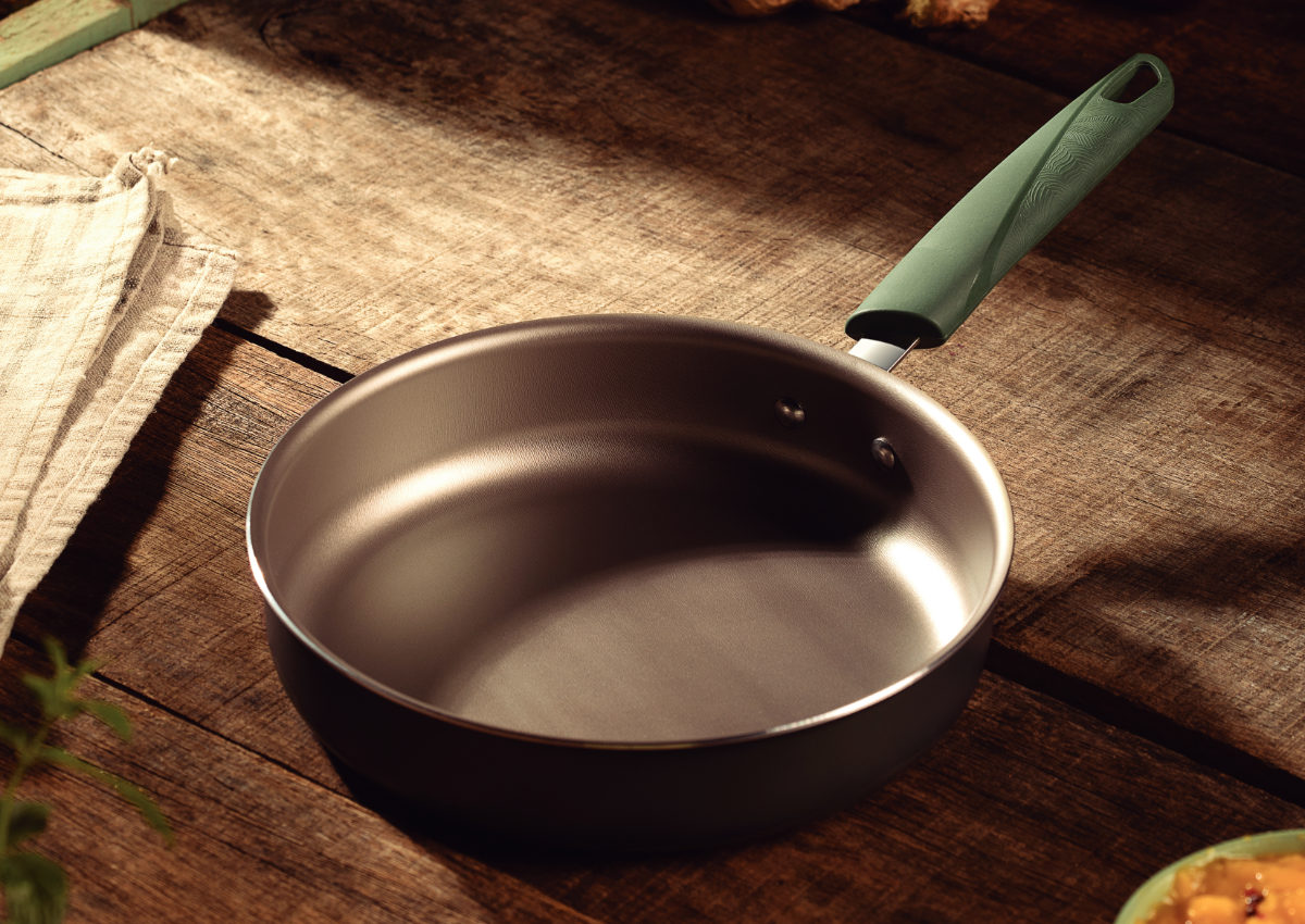 TRAMONTINA（トラモンティーナ） フライパン 20cm 深型 リーフ フッ素