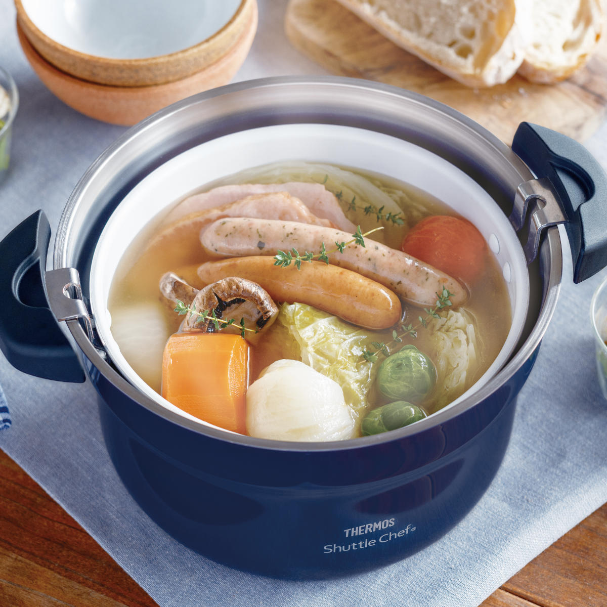 THERMOS（サーモス） 真空保温調理器 2.8L IH対応 シャトルシェフ 保温