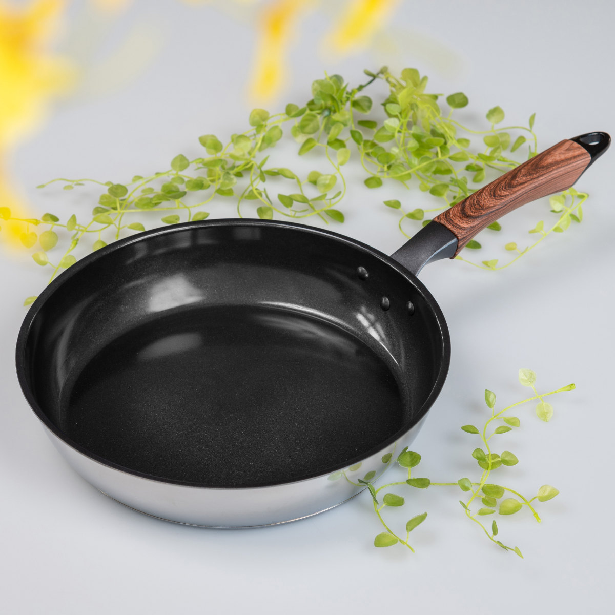 北陸アルミニウム フライパン 28cm 深型 IH対応 セラミックコート