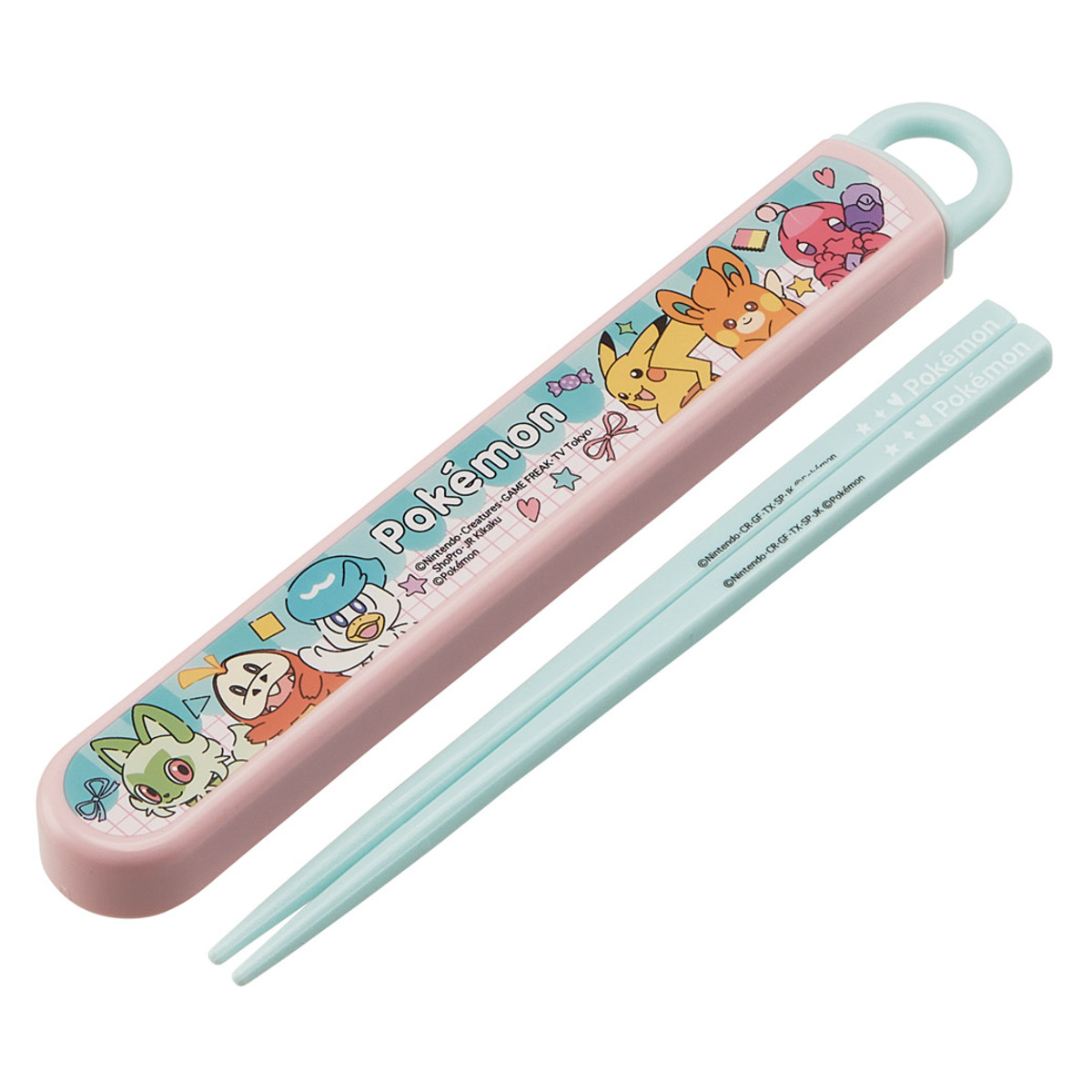 スケーター 箸箱セット 抗菌食洗機対応箸箱セット ポケモンポッピング