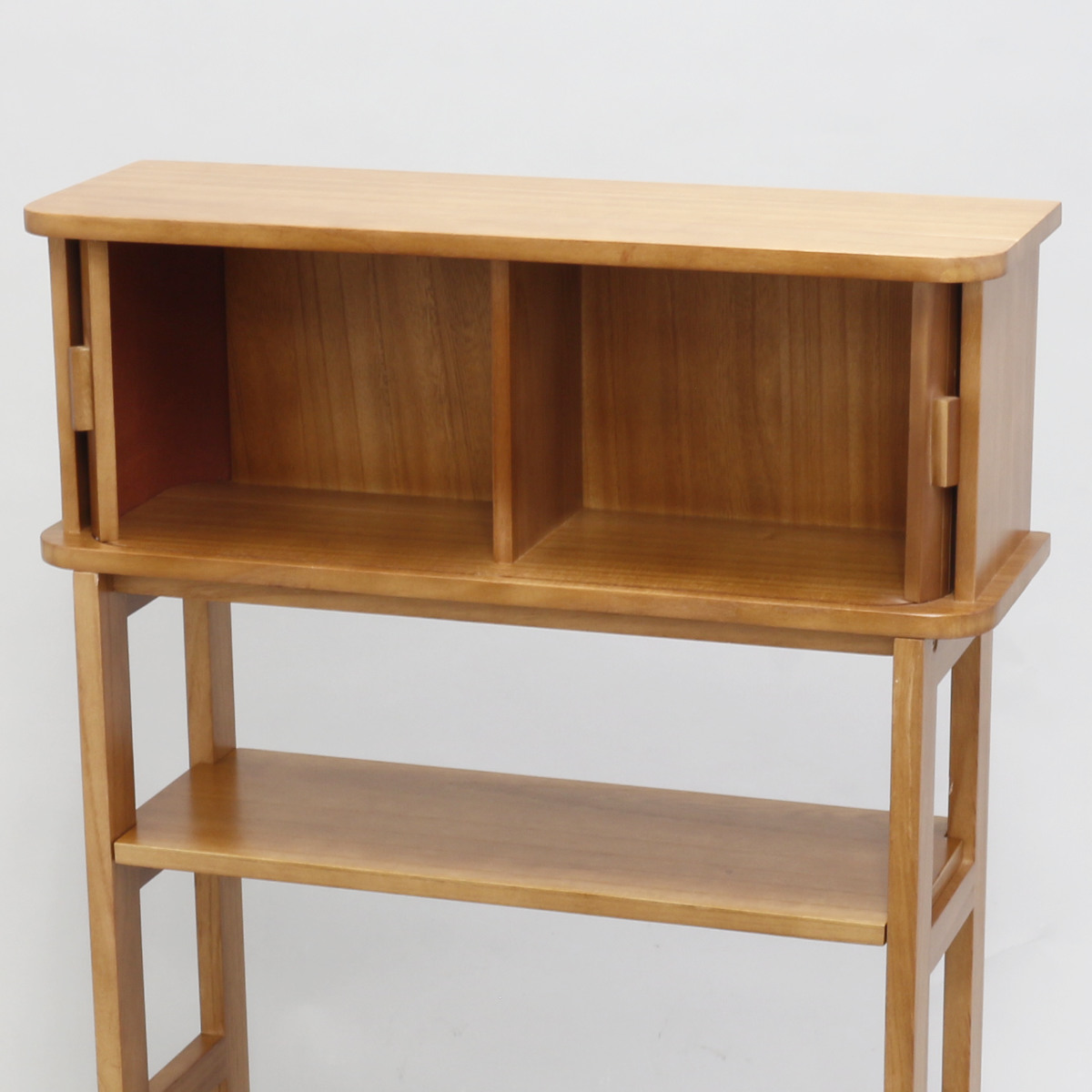 OSMAC コンソールテーブル 幅60cm ジャバラ扉収納 可動棚付