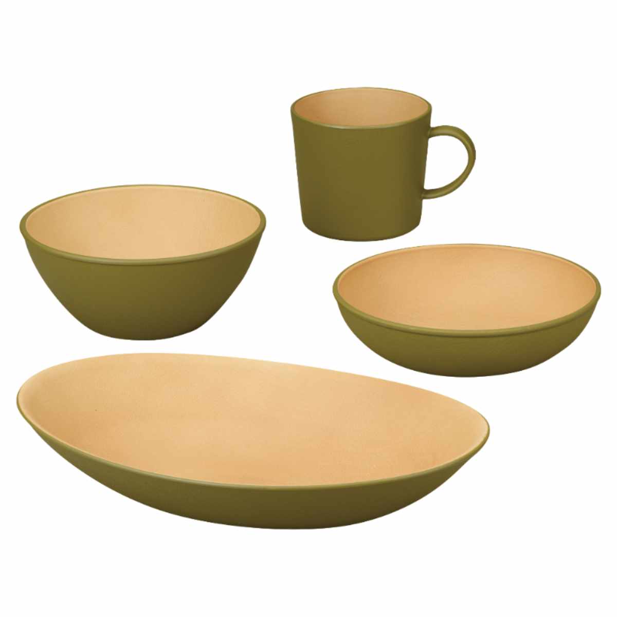 EARTH COLOR earth color 食器 4点セット バルセット （ BPAフリー
