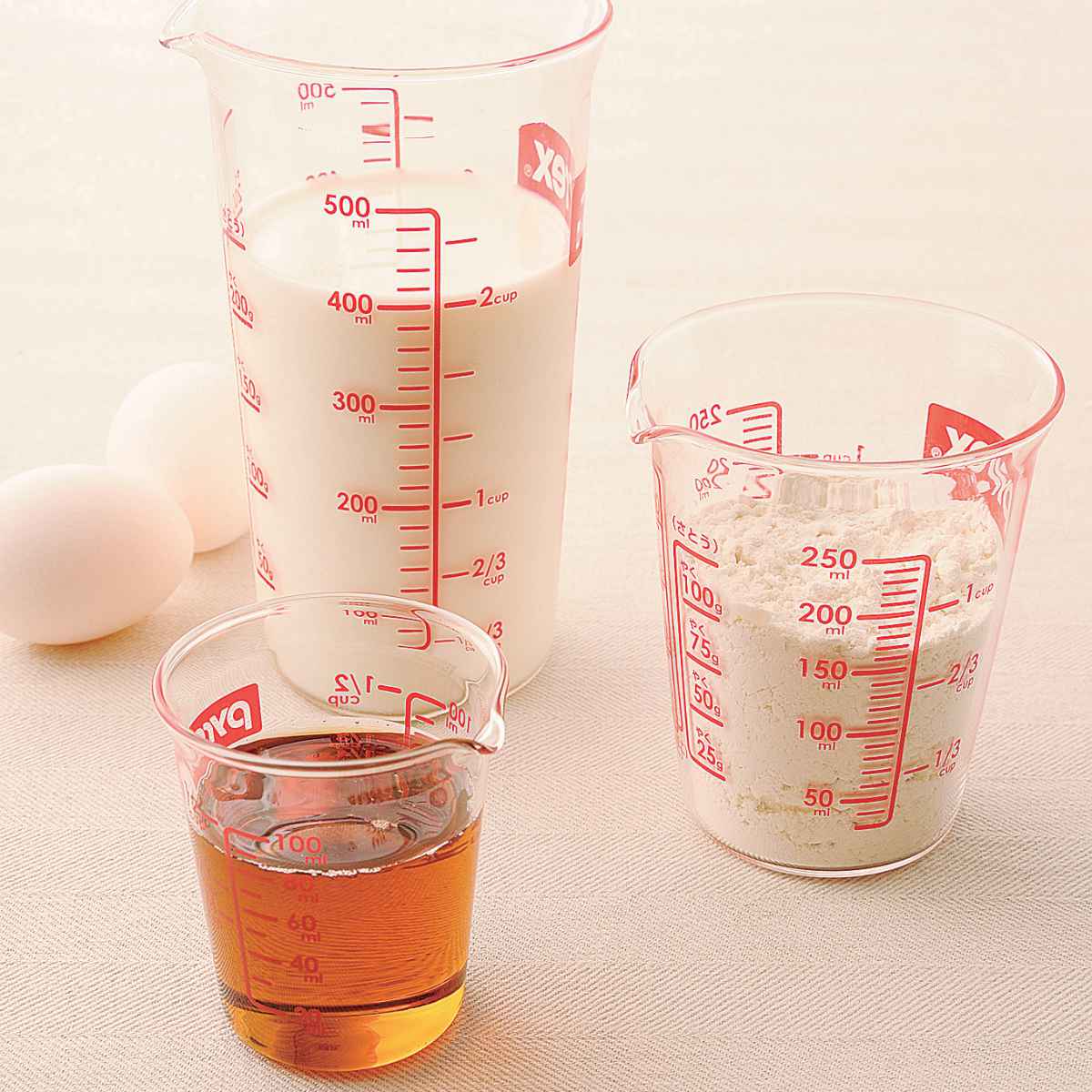 PYREX（パイレックス） 計量カップ 500ml 耐熱ガラス メジャーカップ