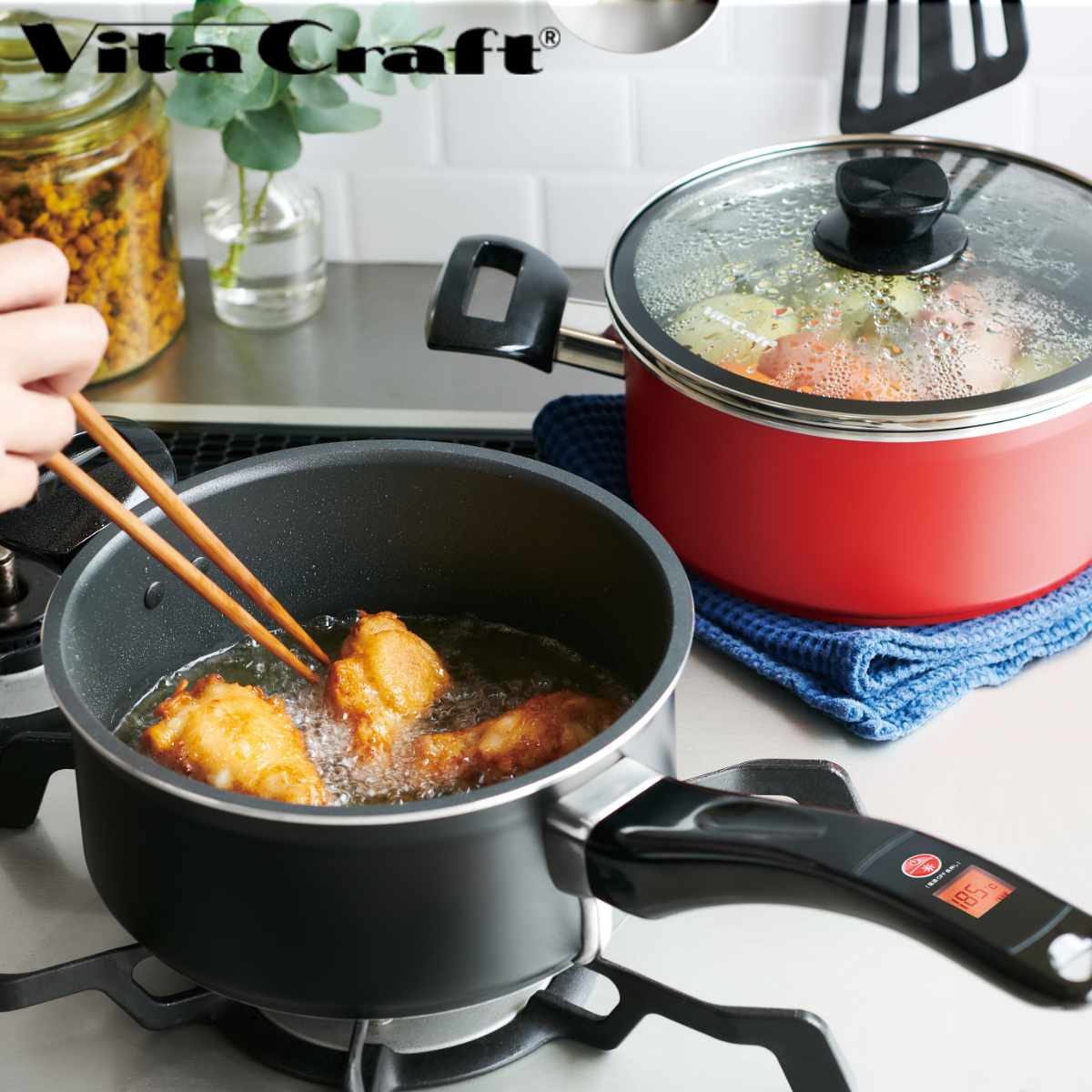 Vita Craft（ビタクラフト） 片手鍋 20cm IH対応 テンプパンII マルチ