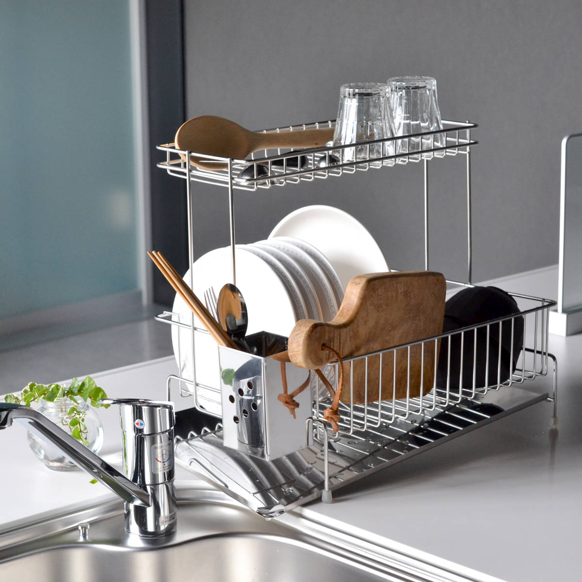 be worth style（ビーワーススタイル） 特典付き 水切りラック 斜めに