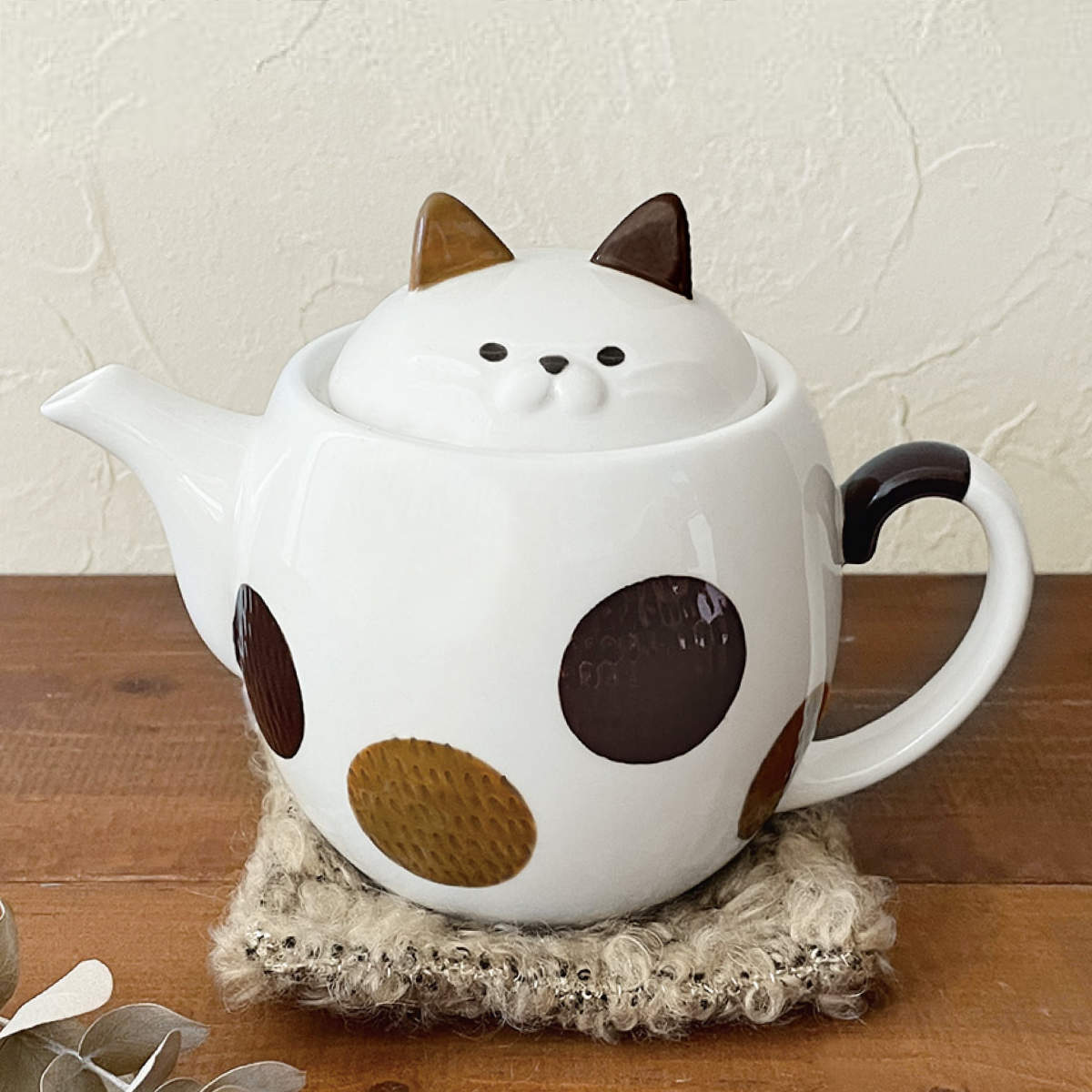 ティーポット 480ml カンニャ kannya 陶器 （ 食洗機対応 紅茶ポット