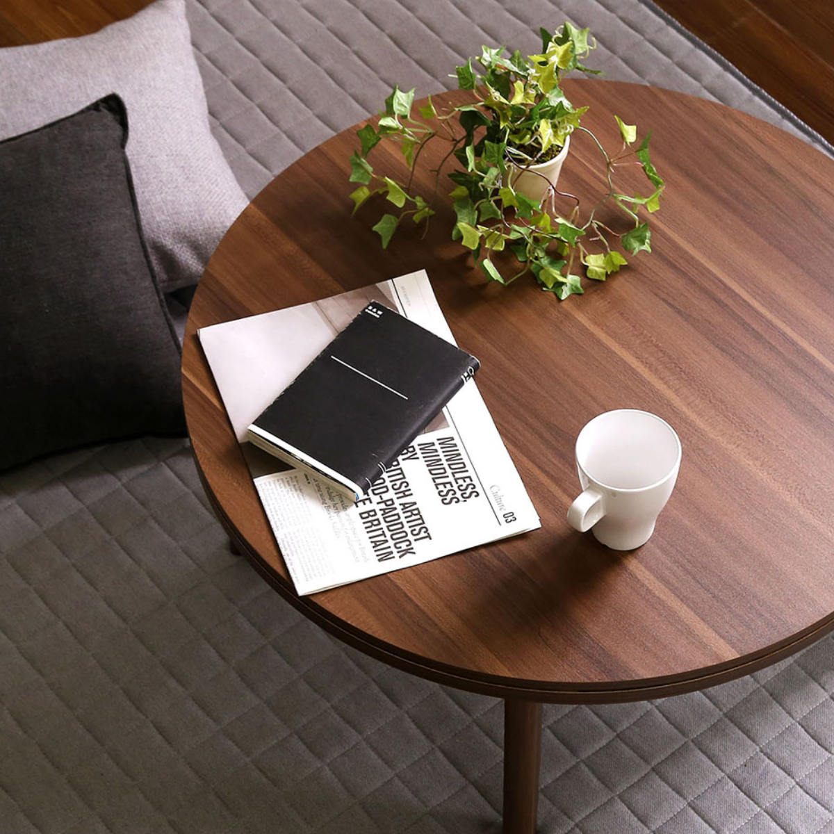 ホームテイスト（HOME taste） こたつ 幅70cm 円形 テーブル