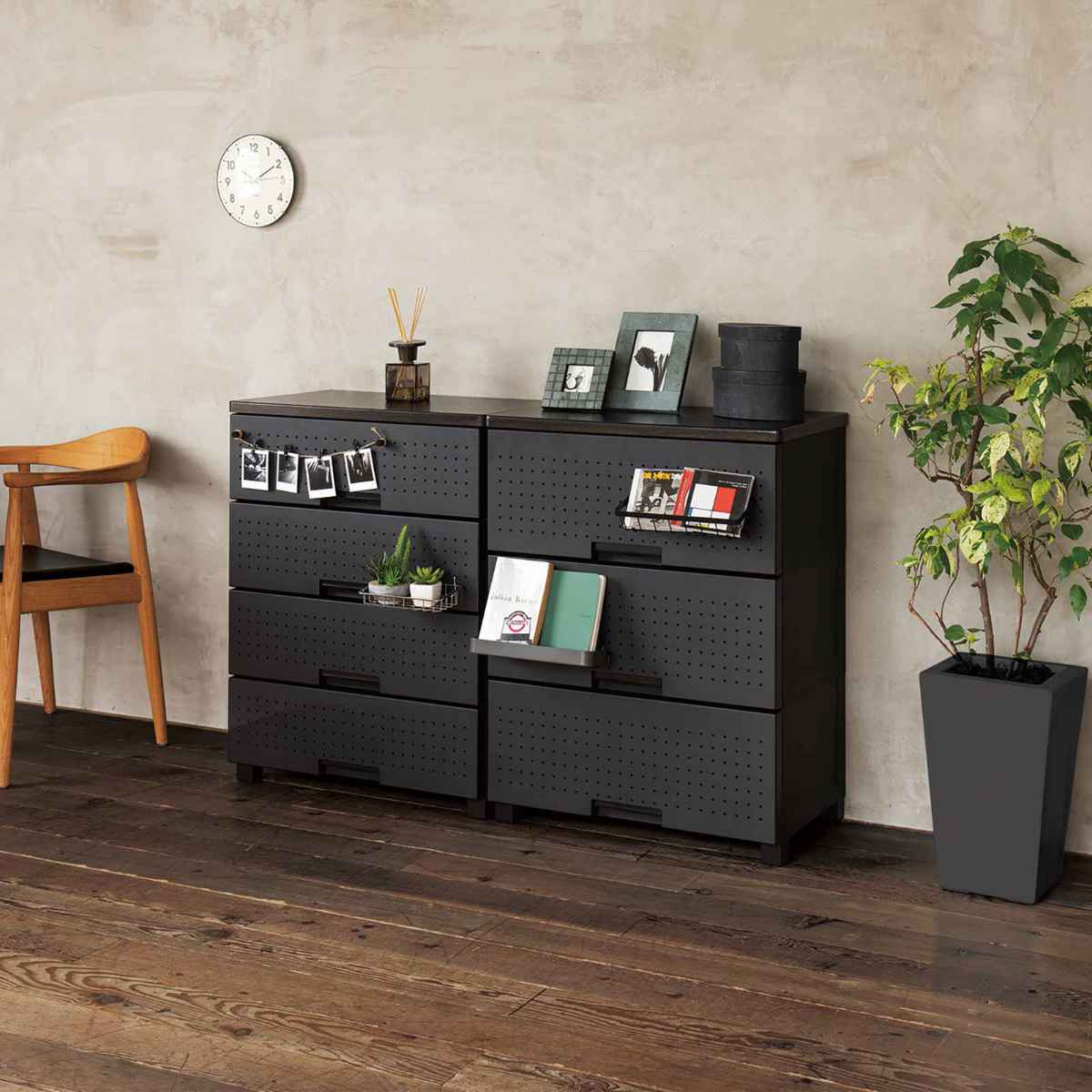 Fits チェスト フィッツプラス デコ 3段 幅65×奥行41×高さ85cm （ 収納