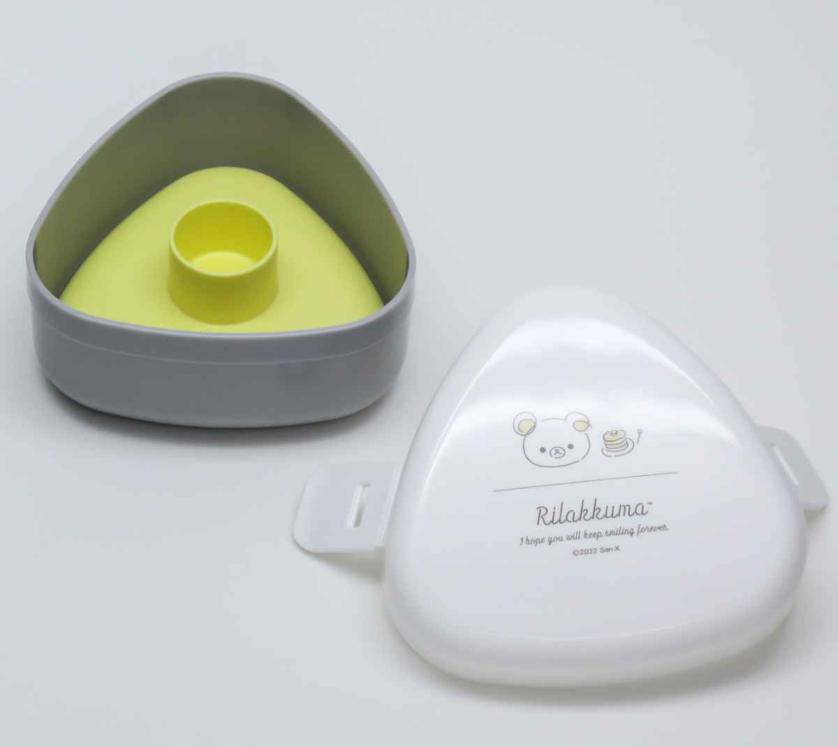 リラックマ おにぎりケース 290ml 抗菌 レンジ対応 （ おむすびケース