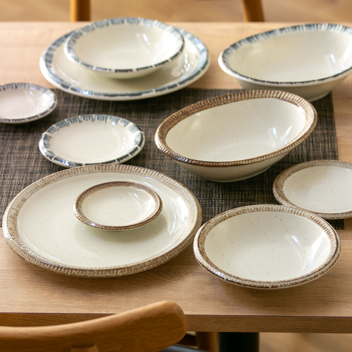aito製作所 食器 10点セット 2色 料理を引き立てる食器セット 新生活