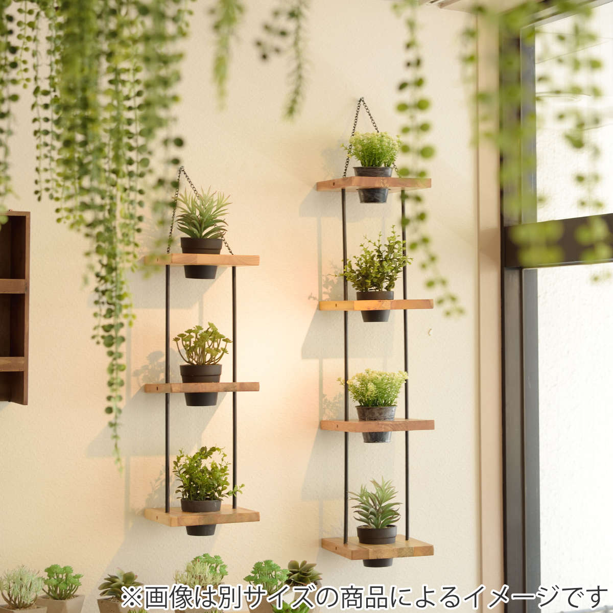 東谷 プランタースタンド ハンギングプランター5段 木製 （ プランター