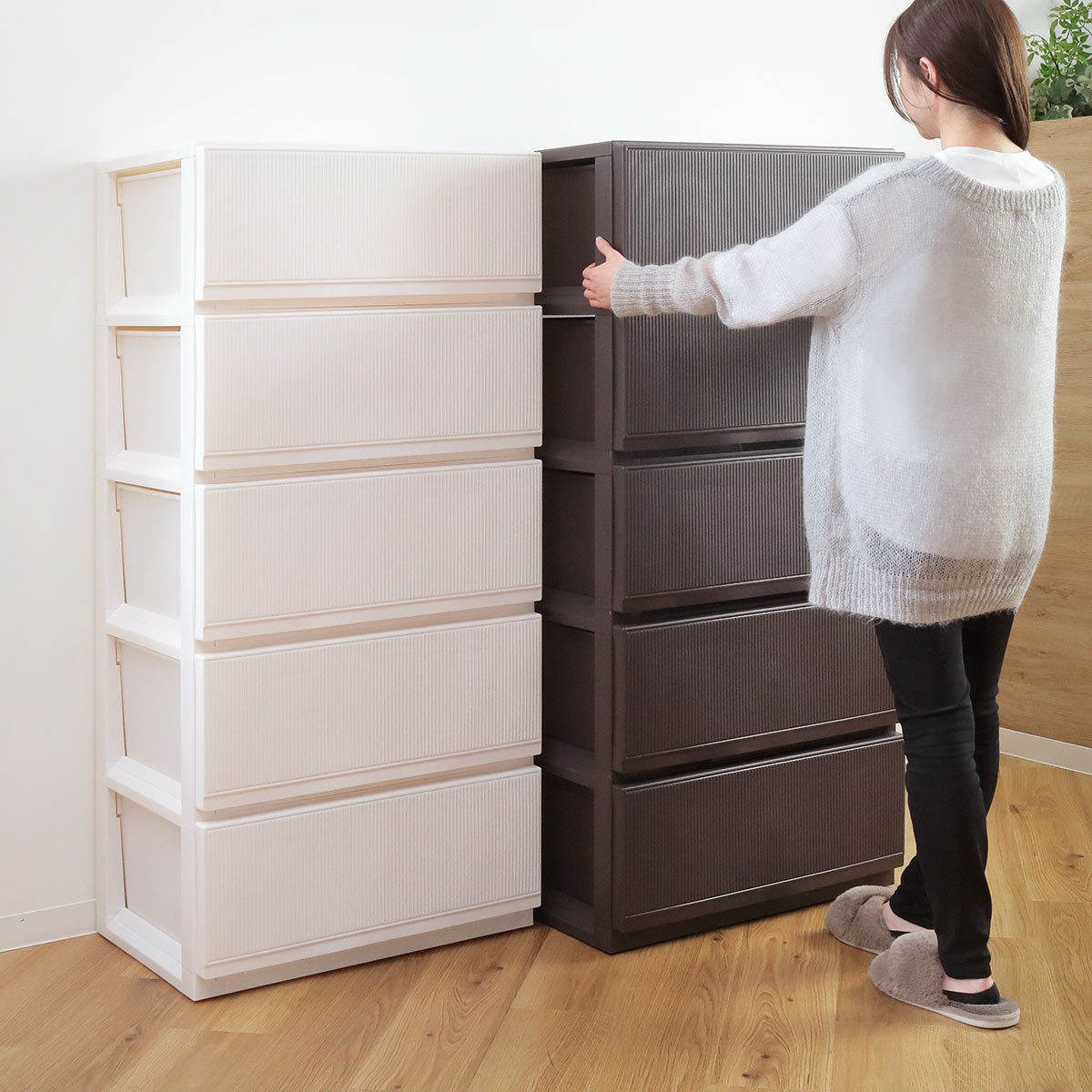 天馬 チェスト プロフィックス スタイルケース組立式 深型 3段 高さ