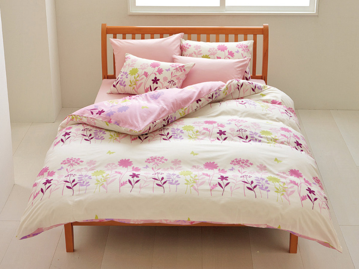 西川（nishikawa） 掛け布団カバー リバーシブル フラワーモチーフ mee