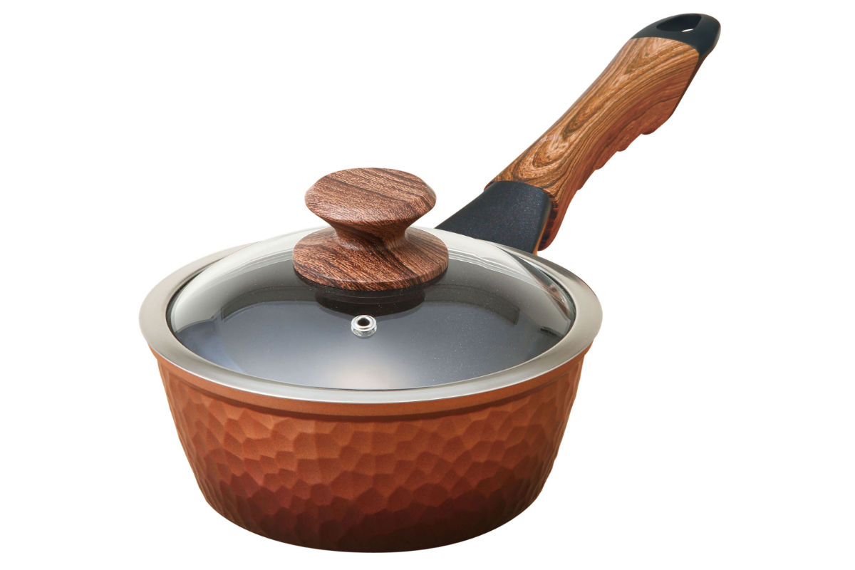 谷口金属工業 片手鍋 18cm IH対応 槌目鍋 （ ガス火対応 片手なべ 金属