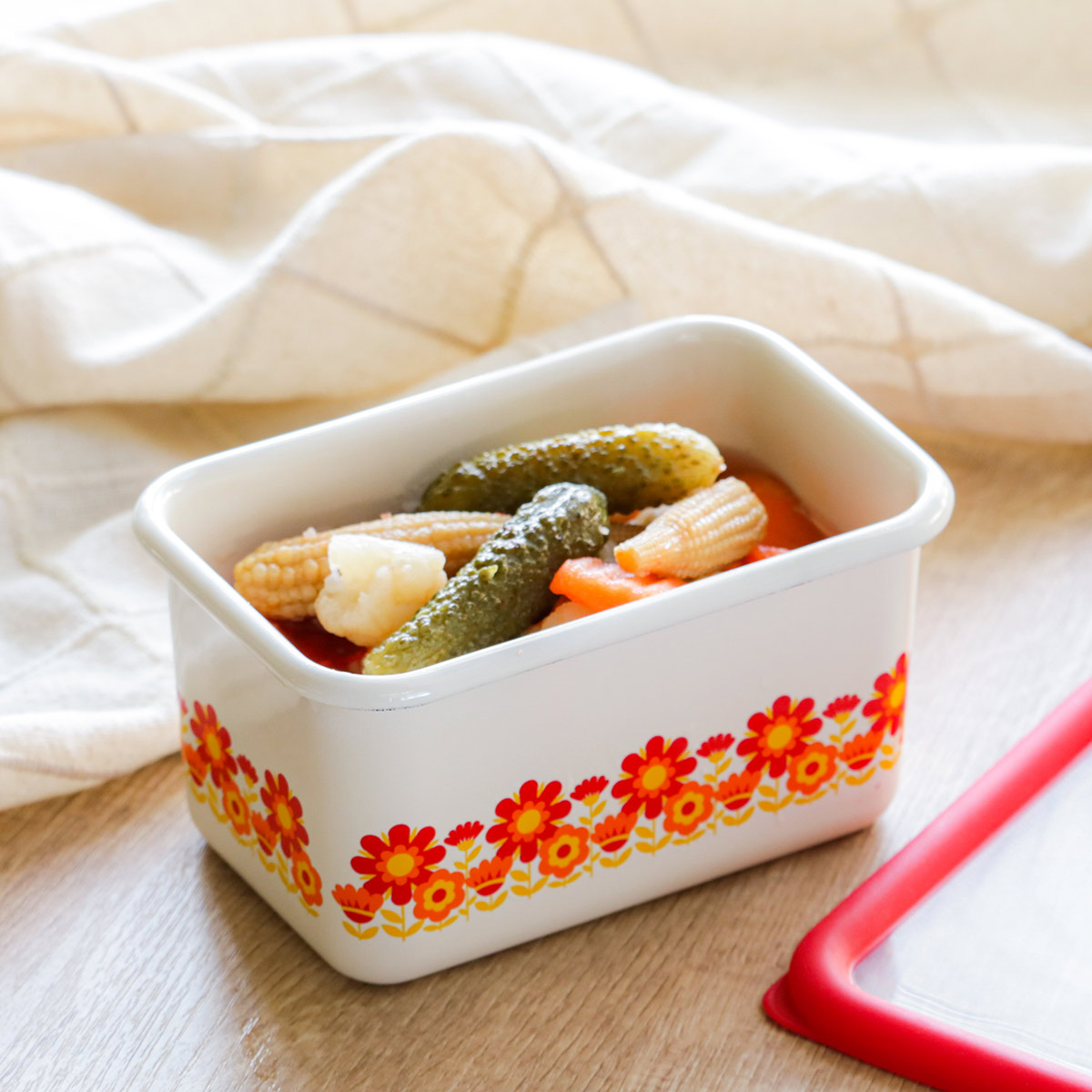 Honey Ware 保存容器 700ml メモリーズ 深型角容器 S HoneyWere