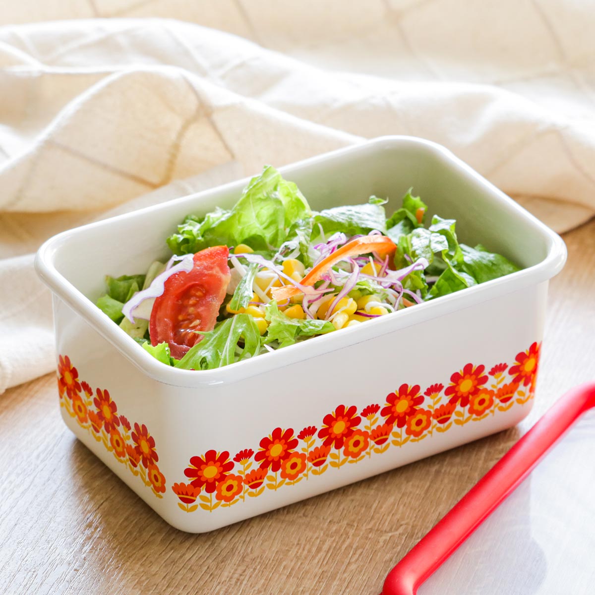 Honey Ware 保存容器 1.12L メモリーズ 深型角容器 M HoneyWere