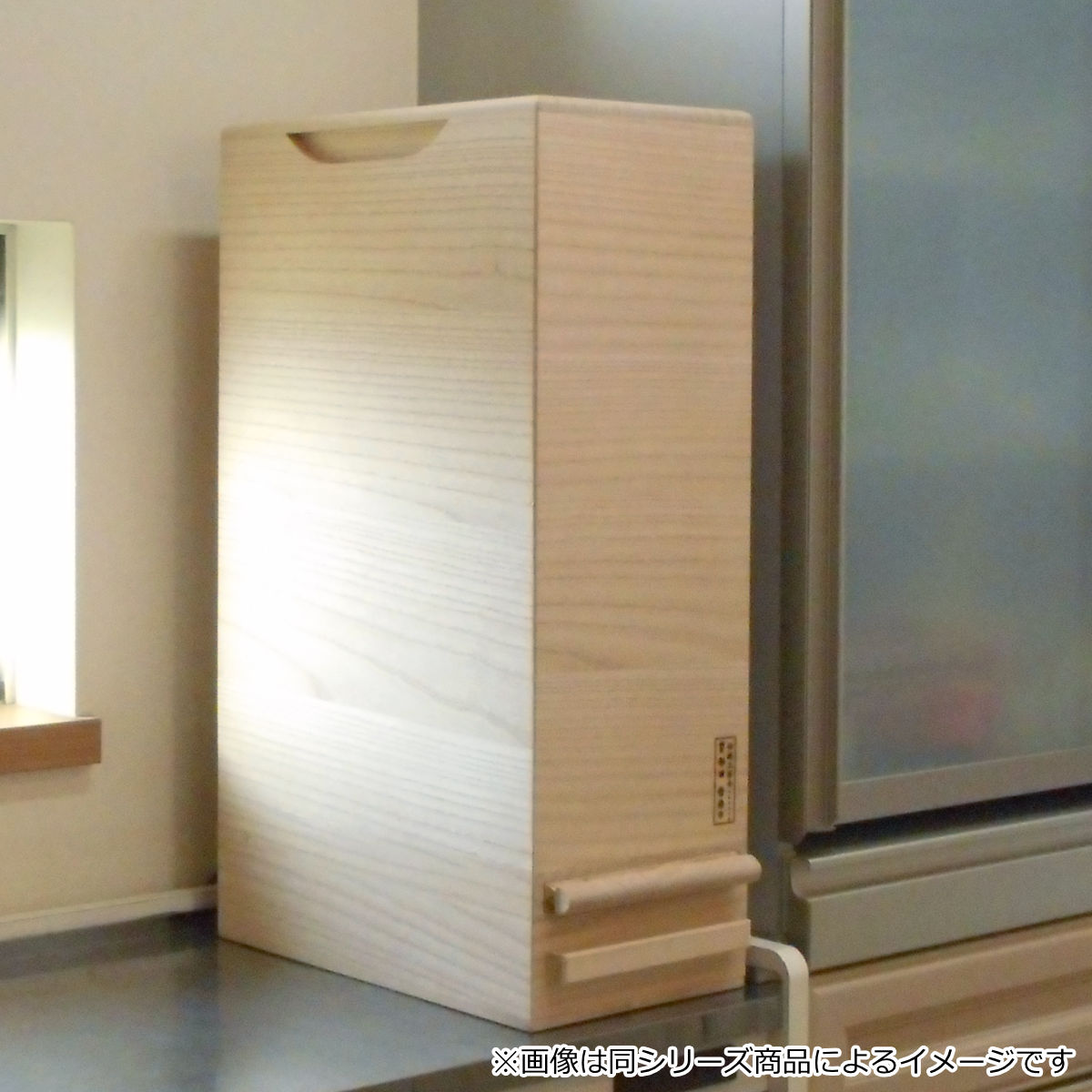 米びつ 20kg用 計量米びつ キャスター付き アクリル蓋で中身が見え