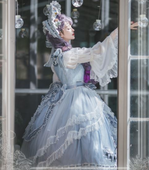 ロリータ服 ロリータファッション ジャンスカ 3色 Elpress L 春夏 春秋