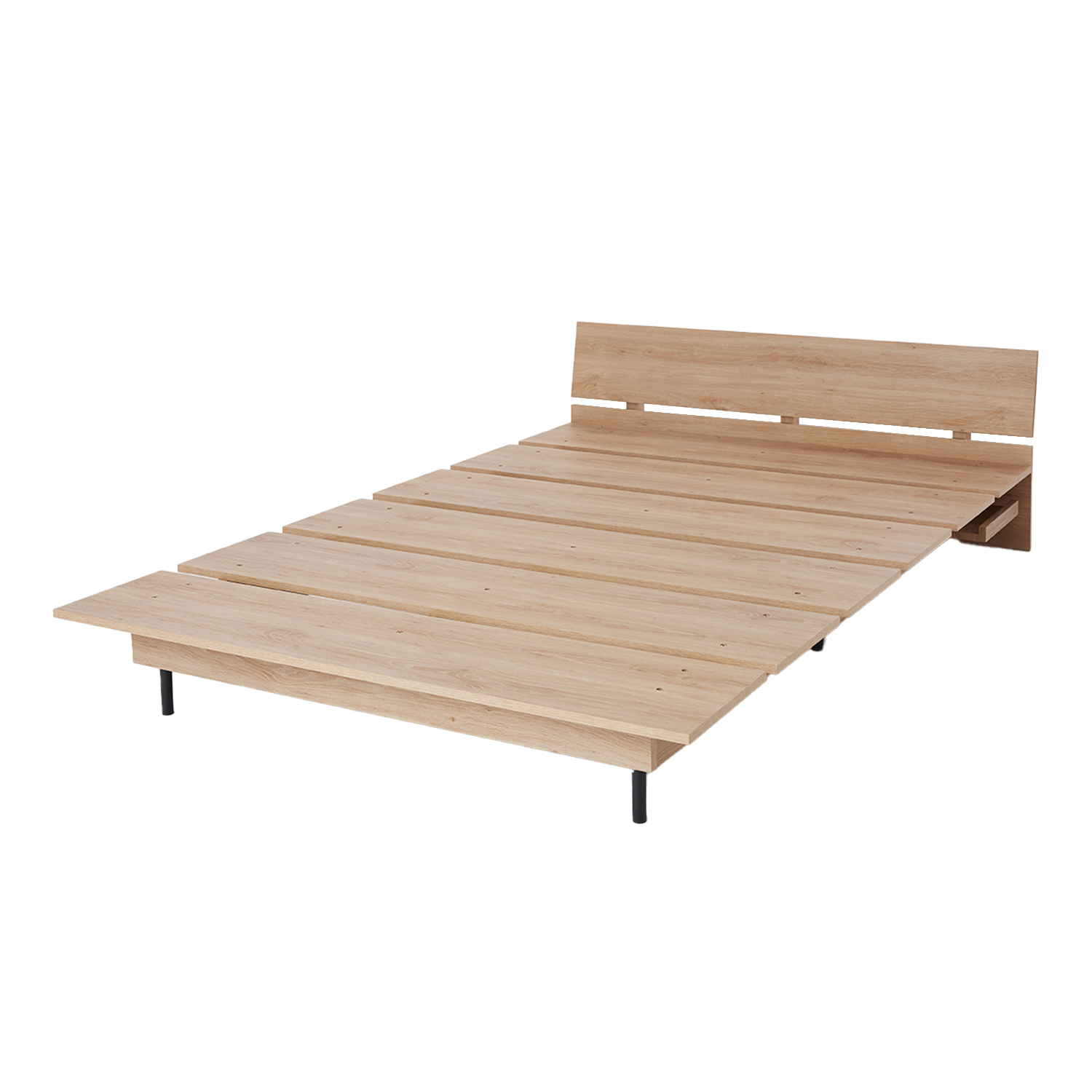 LOWYA（ロウヤ） ベッドフレーム セミダブル フレーム単品 ベッド