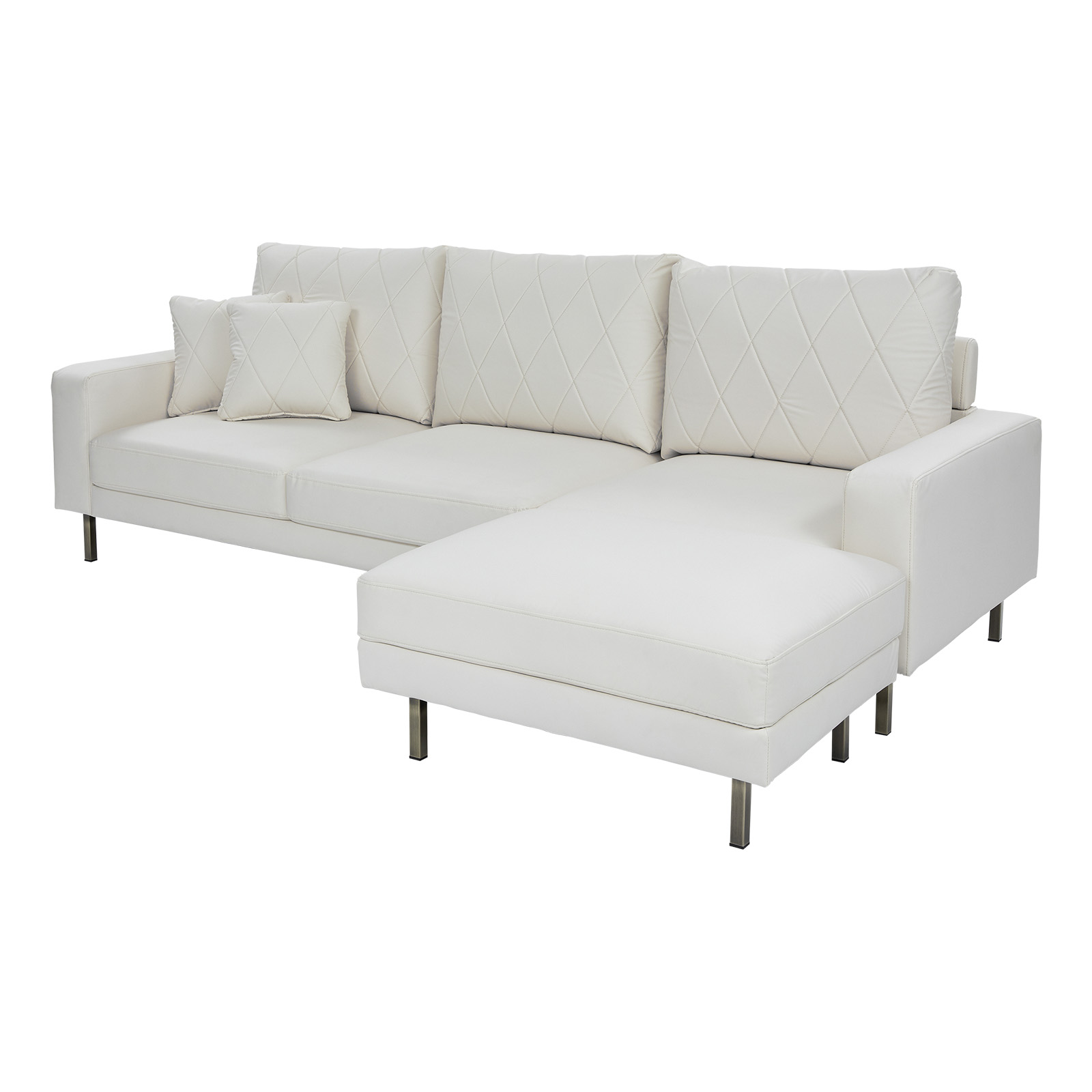 LOWYA（ロウヤ） ソファー ソファ 幅240cm オットマン付き l字