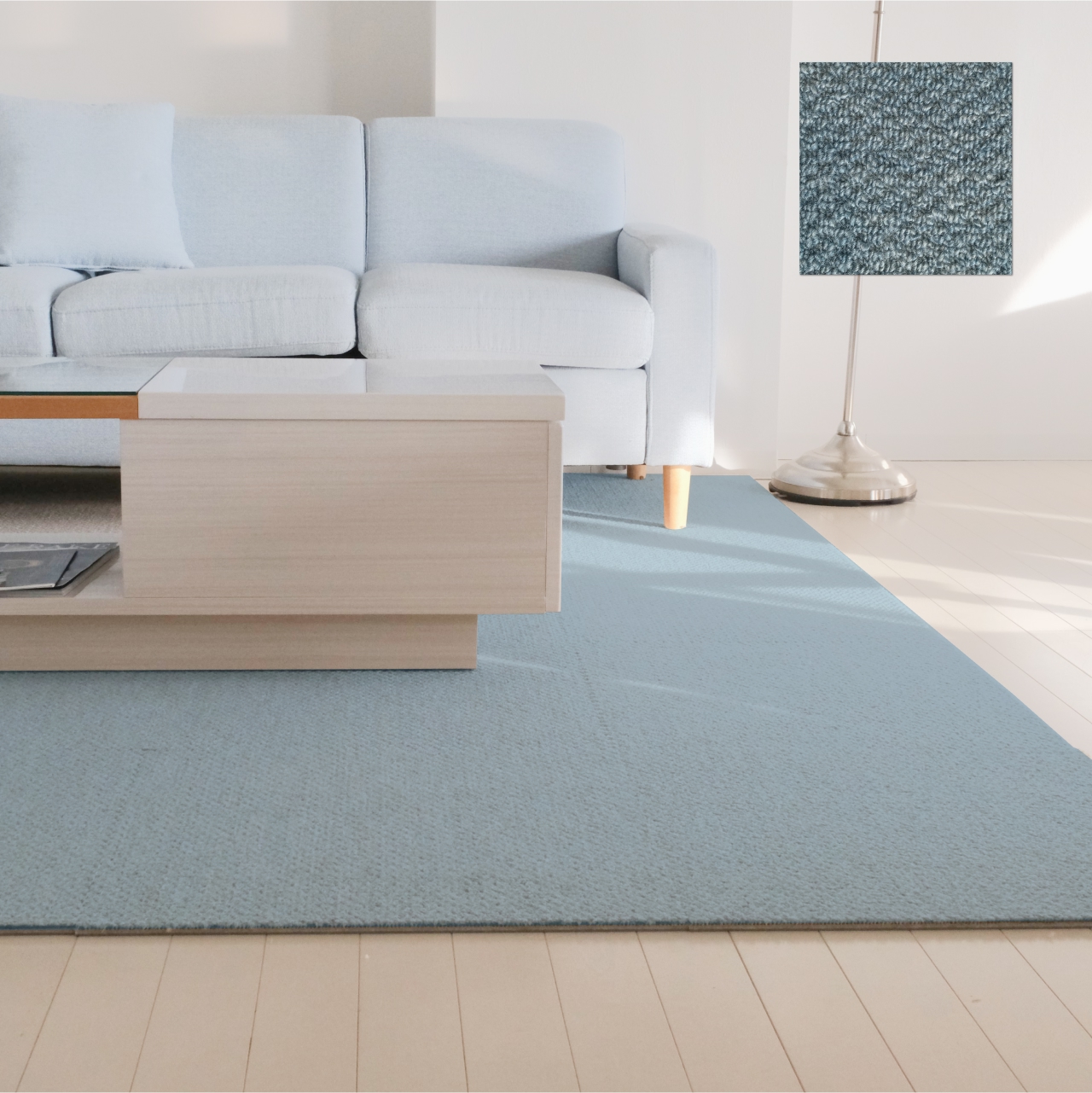 日東紡マテリアル 防音マット 防音カーペット 静床ライト 50×50cm 10枚