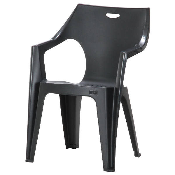 ガーデンチェア 4脚セット イタリア製 おしゃれ プラスチック 全9色 新