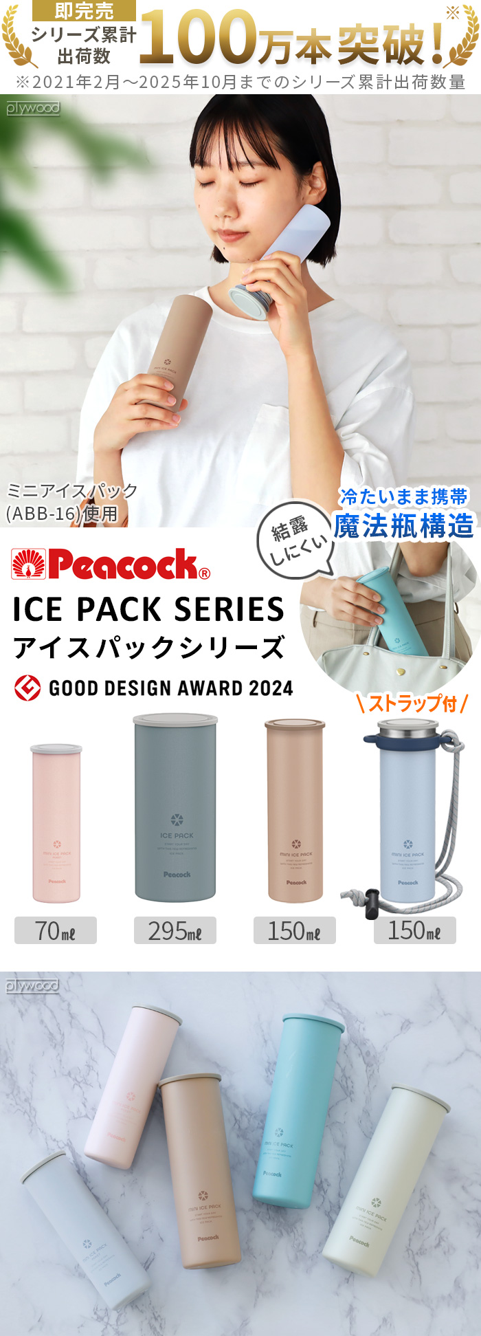 Peacock ピーコック アイスパックシリーズ ミニアイスパックポケット