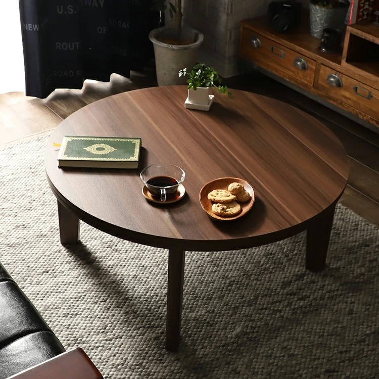 グラムスタイル こたつ おしゃれ 座卓 テーブル 円形 ホワイト 白