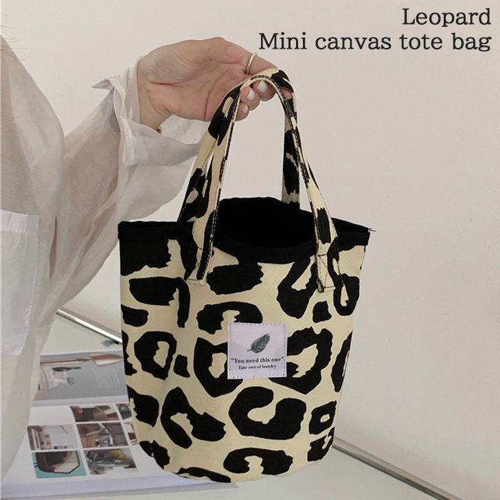 ミニトートバッグ レディース 小さめ 帆布 キャンバス 手提げ