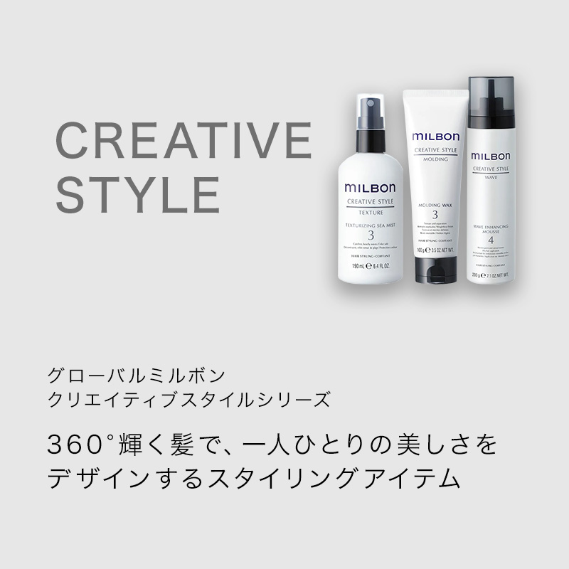 MILBON（ミルボン） グローバル ウェーブエンハンシング ムース 4 200g