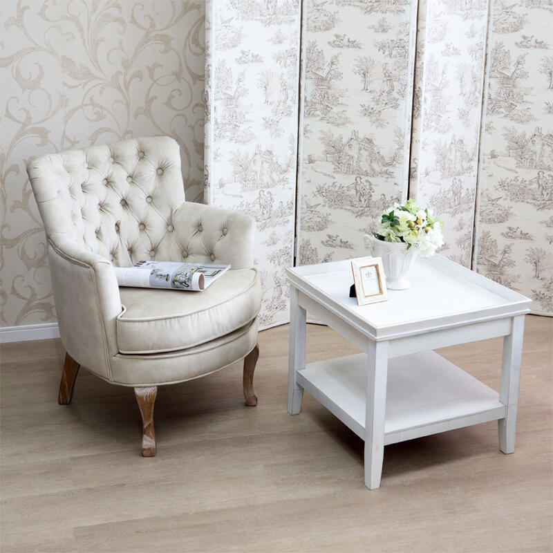 フレンチインテリア 1人掛けソファ アンティーク シャビー シャビー