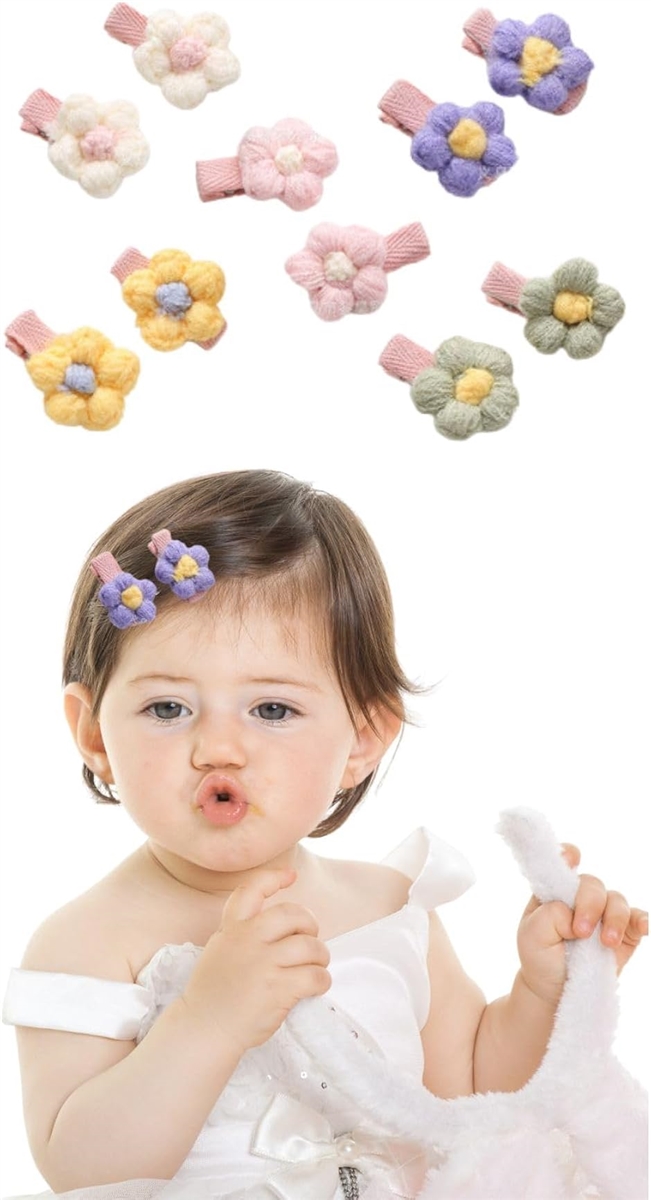 赤ちゃん ヘアピン ベビー ヘアクリップ 薄毛用｜痛くない テープ式 髪