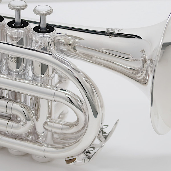 Jマイケル TR-400PSL ポケットトランペット シルバー 専用セミハード