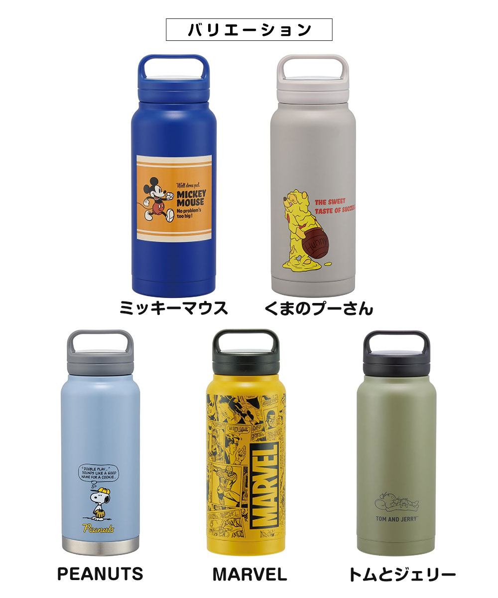 スケーター ステンレスボトル ハンドル 水筒 大容量 大きめ 保冷 保温