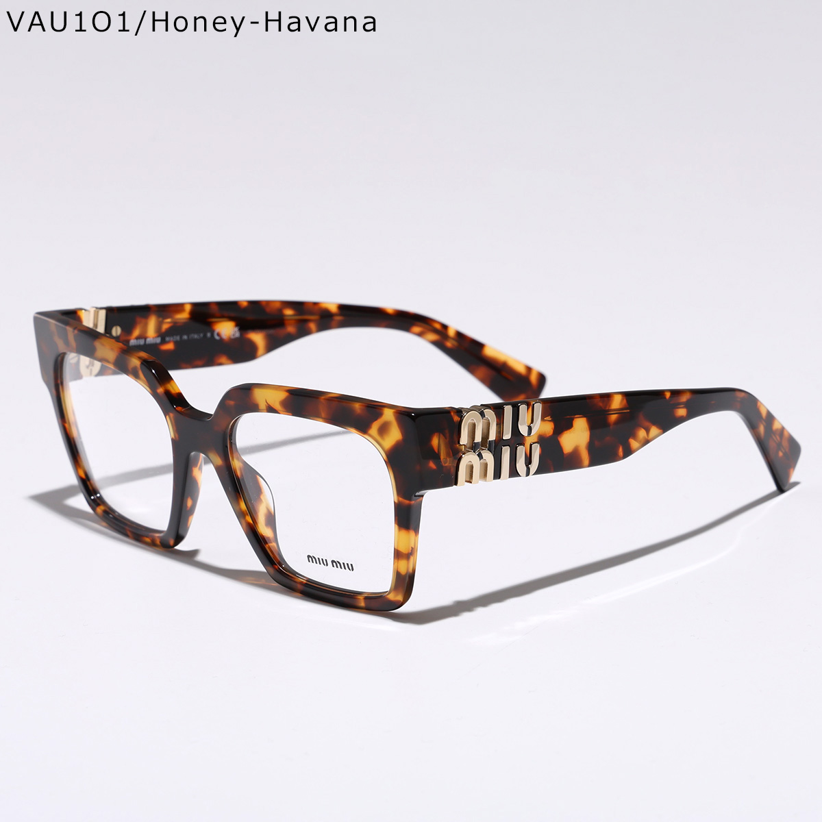 miu miu（ミュウミュウ） メガネ VMU 04U レディース メタルロゴ アイ