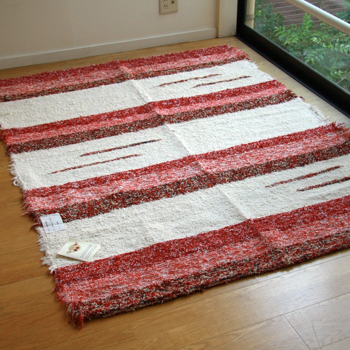 Jarapa ハラパラグ／アンディナ：約170×240cm（リサイクルラグ