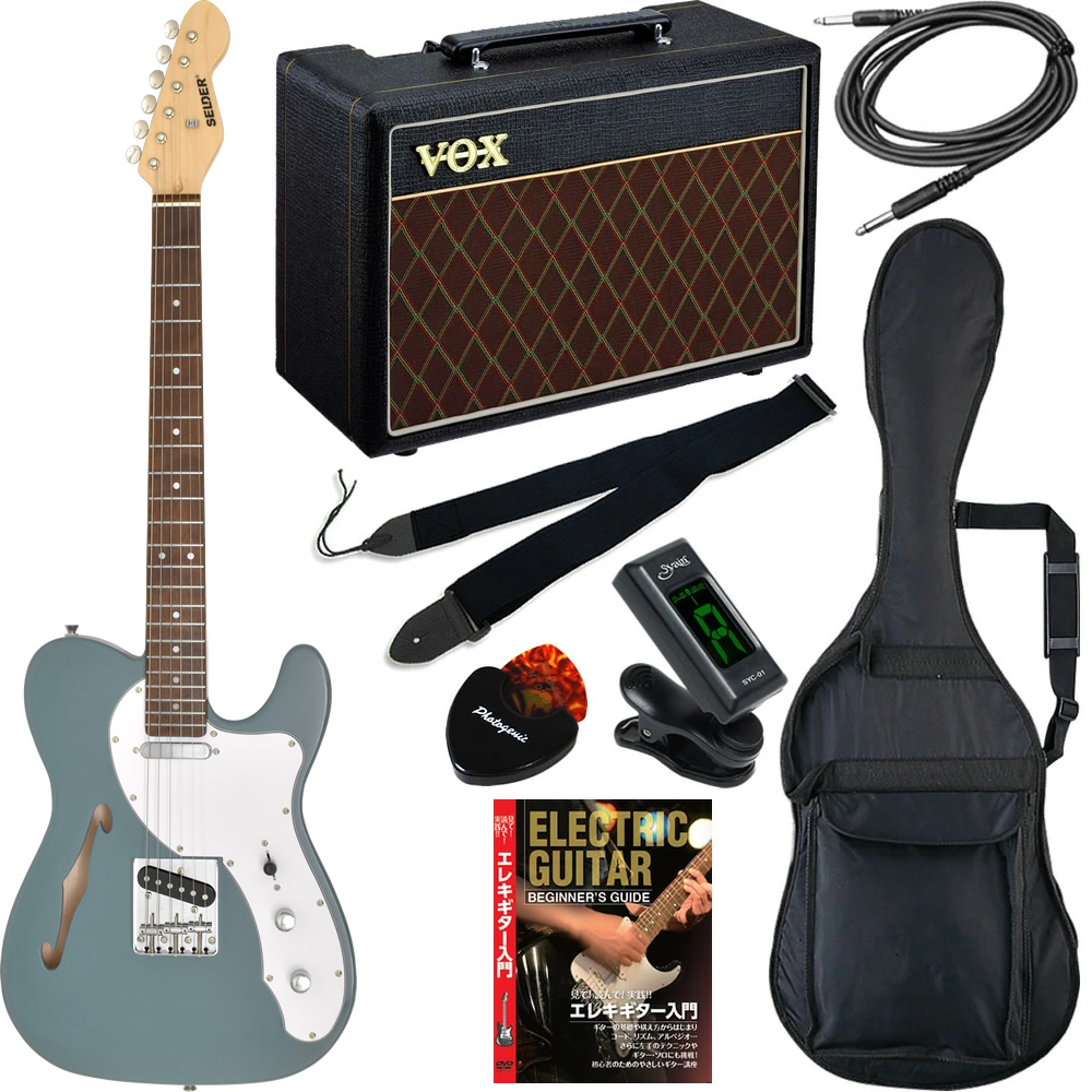 テレキャスターシンラインタイプ エレキギター SELDER TLT-20 スーパー