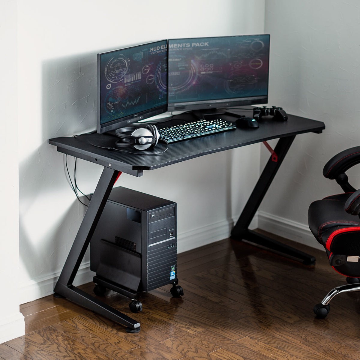 SANWA SUPPLY（サンワサプライ） ゲーミングデスク パソコンデスク 幅