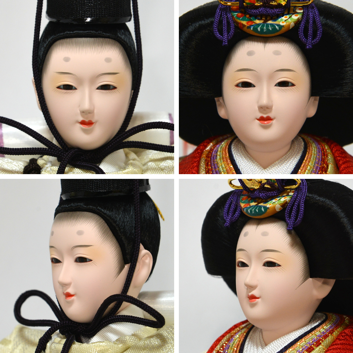 雛人形 親王飾り 平安関光 白鳳刺繍 白木飾り台 : 人形の三信 - 通販