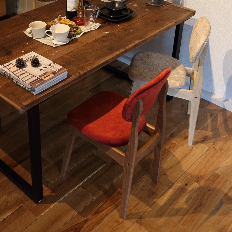 職人家具 古材 中古足場板ダイニングテーブル150 アイアンフレーム