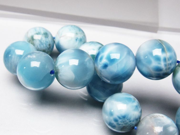 ラリマー ブレスレット 17mm [l2-2042]