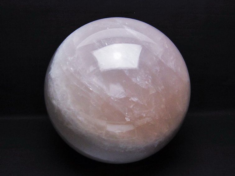 20.9Kg ローズクォーツ 丸玉 250mm 同梱不可[t456-14509]