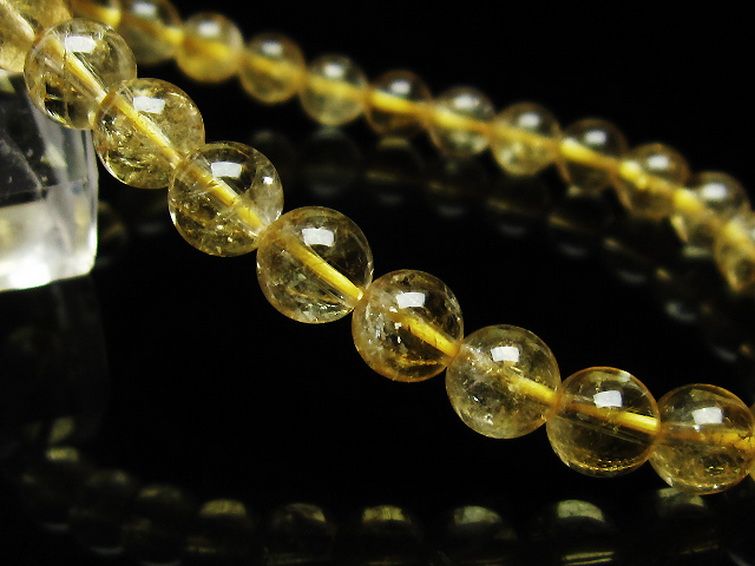 シトリン ブレスレット 6mm [t55-10273]