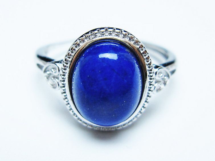 ラピスラズリ 指輪 (16号)[t109-3309]