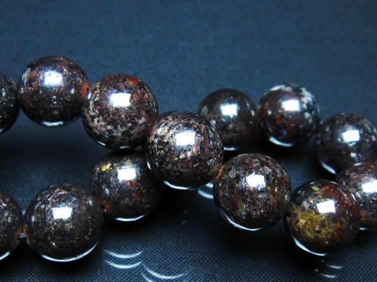 コンドライト「サハラNWA869隕石」 ブレスレット 14mm [t352-1856]