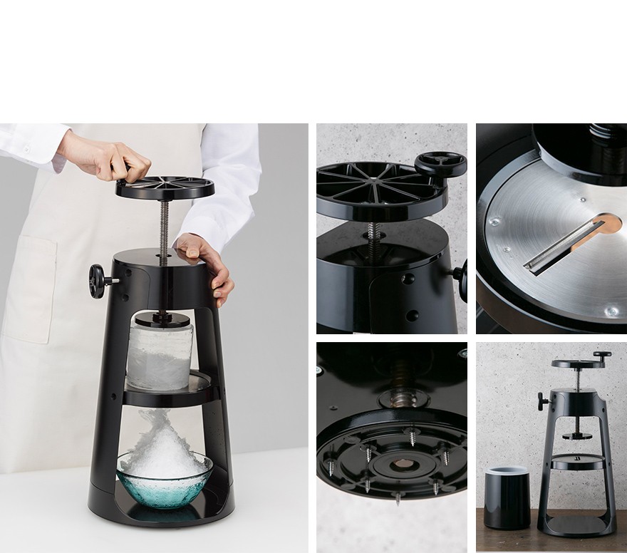 貝印 Kai House 本格かき氷器 ブラック ホワイト Kai House ふわふわ