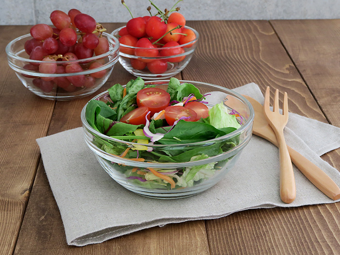 爆買スタックできるボウル ガラス製 ロッシュスタックボール140L