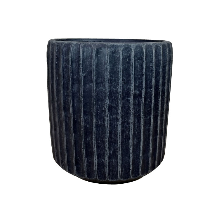 植木鉢 おしゃれ グラスファイバー バーチカルポット UN256-220 7号