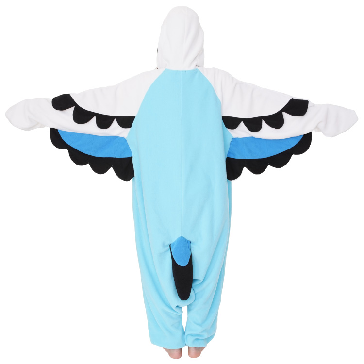 着ぐるみ パジャマ 大人用 インコ ブルー グリーン アニマル