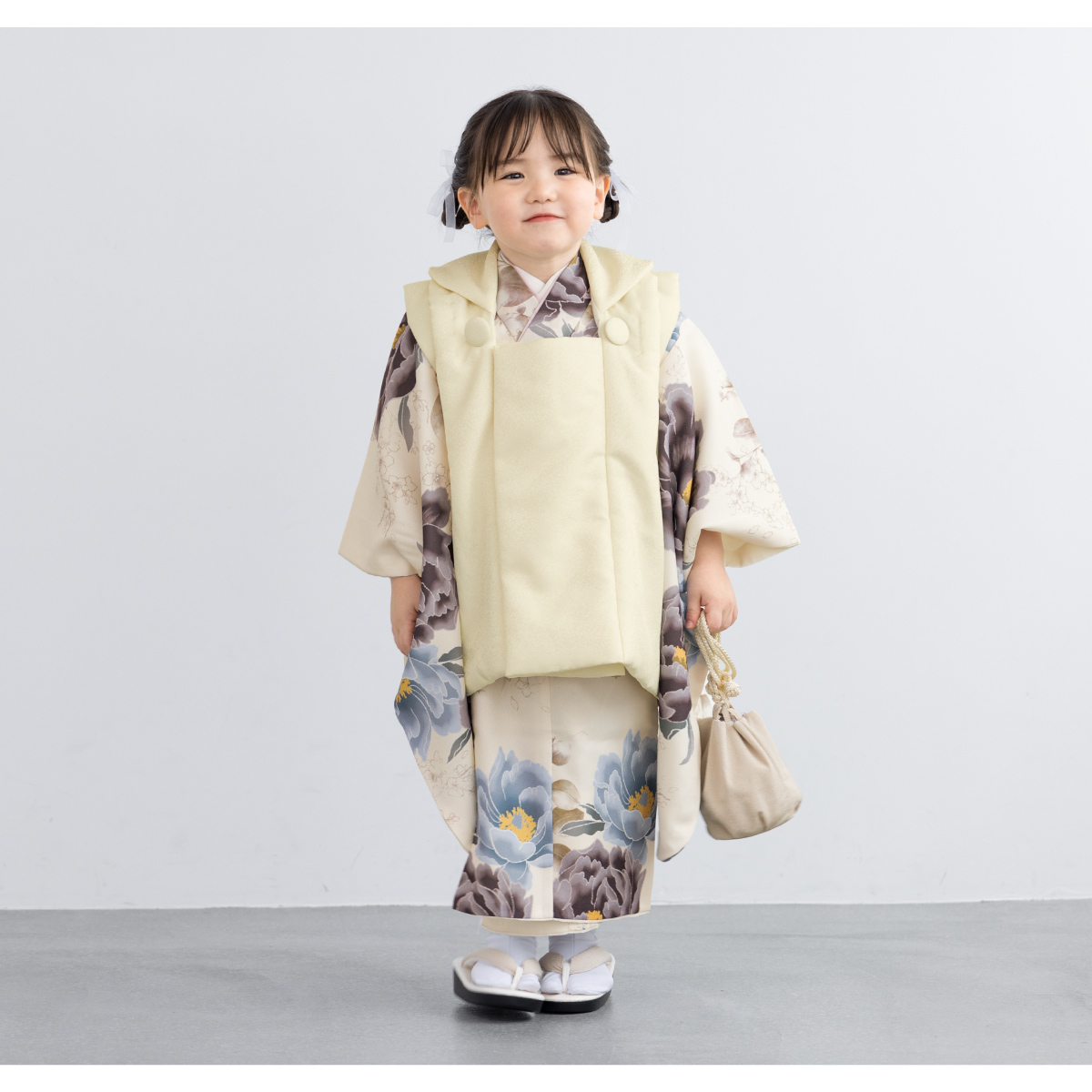 SOUBIEN（創美苑） 七五三 着物 3歳 レトロ 被布 販売 女の子 三歳